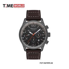 Ferrucci Leather Watch FCF 03279FK.02 Men