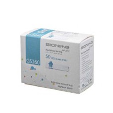 Blood glucose test strips