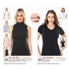 Basic Women's T-Shirt V-Neck Basic Women's T-Shirt V-Neck