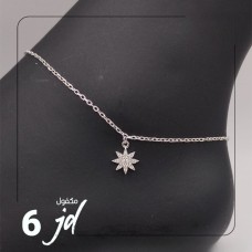 Silver anklet