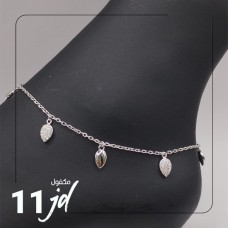 Silver anklet
