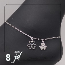 Silver anklet