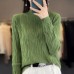 Women's wool blouse