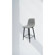 Upholstered Fabric Stool Chair