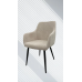 Chair upholstered in chenille fabric 