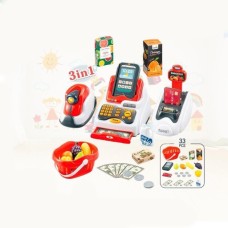 Realistic cash register with sound and lights