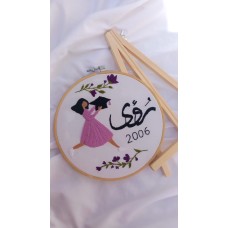 Embroidered panel 
