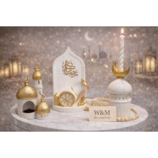 Minaret with a candle