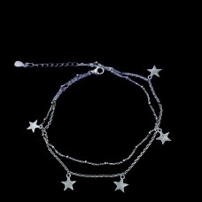 silver anklets	