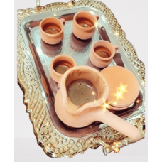 Kettle and cups