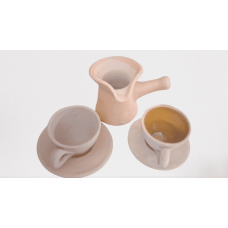 Kettle and cups