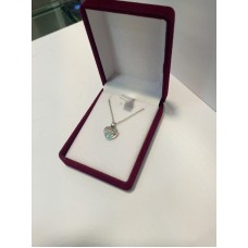 silver necklace