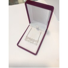 silver necklace