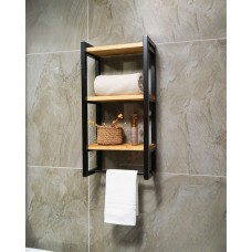 Metal shelves