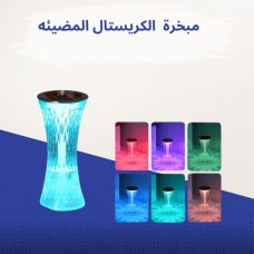 ﻿Luminous crystal incense burner