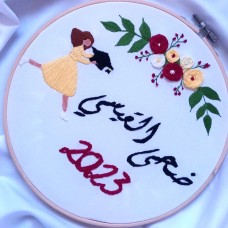 Embroidered panel 