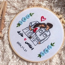 Embroidered panel 