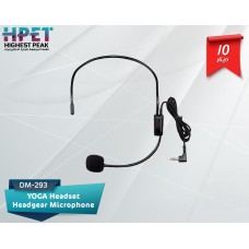 Headset headgear microphone 