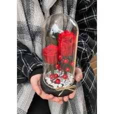 ﻿ Red rose vase 