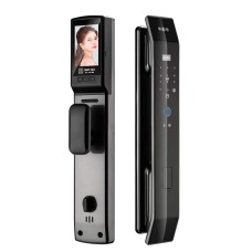 ﻿Smart door lock with camera 