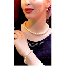 ﻿Natural pearl set