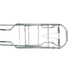 Rear basket for bicycles