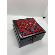 Embroidered box