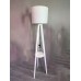 Turkish wooden ground light stand