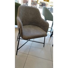 Single X metal sofa
