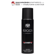 Riggs London Chief Body Spray – 250ml Deodorant for Men
