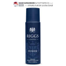 Riggs London Power Body Spray – 250ml Deodorant for Men