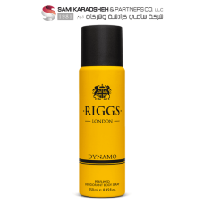 Riggs London Dynamo Body Spray – 250ml Deodorant for Men