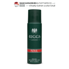 Riggs London Patrol Body Spray – 250ml Deodorant for Men