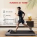 Flat treadmill without handle