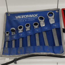 7 PCS Flexible Ratchet Wrench Set