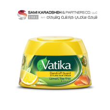 "Vatika Dandruff Guard Styling Hair Cream With Lemon, Tea Tree & Almond 70ml  "
