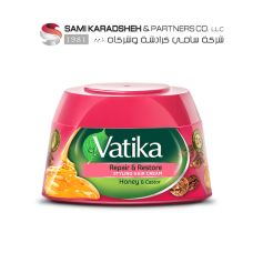 Vatika Repair and Restore Styling Hair Cream with Honey and Castor – 140ml
