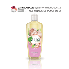 Vatika Naturals Garlic Enriched Hair Oil Goodness Of Vitamins A, E, & F Promotes Regrowth, Healthier Scalp & Strength 200ml