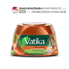 Vatika Soft and Silk Styling Hair Cream with Moroccan Argan 140ml
