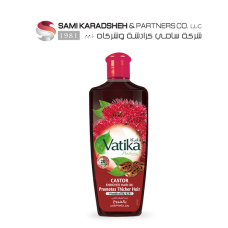 Vatika Naturals Castor Hair Oil 200ml | Promotes Thicker, Stronger & Conditioned Hair | Vitamins A, E, F | No Parabens, Sulphates or Silicones