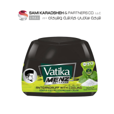 "Vatika Naturals Menz Anti Dandruff Styling Hair Cream 140ml | With Gentle Cooling | Menthol + Dead Sea Mineral  "