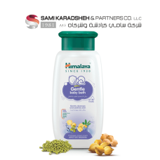 "Himalaya No Tears Gentle Baby Bath with Chickpeas and Green Grams, Suitable for Delicate Newborn Skin, Cleanses & Soothes, Clinically Tested, Free from Alcohol, Parabens & Sulphates- 200ml  "