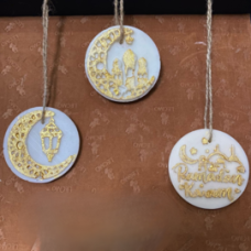 Ramadan-themed aromatic air fresheners.