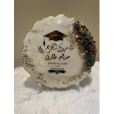 Graduation shield, diameter 27 cm