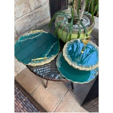 Hostess and tray