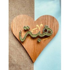 Name design on wood