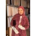 Fur-Trimmed Shoulder Shawl