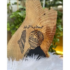 Hand drawing on wood