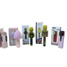 A multi-function wireless karaoke microphone A multi-function wireless karaoke microphone