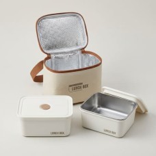 2-Piece Lunch Box Set with Food Storage Bag